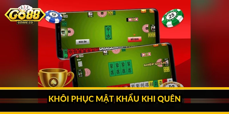 Khôi phục mật khẩu khi quên