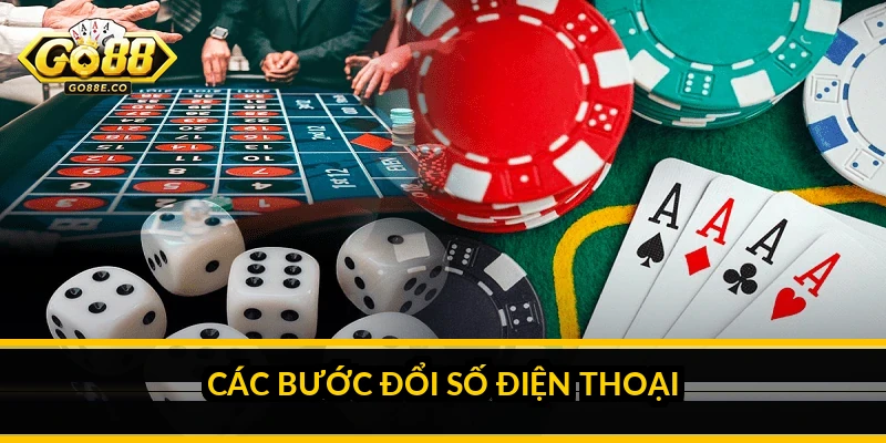Các bước đổi số điện thoại